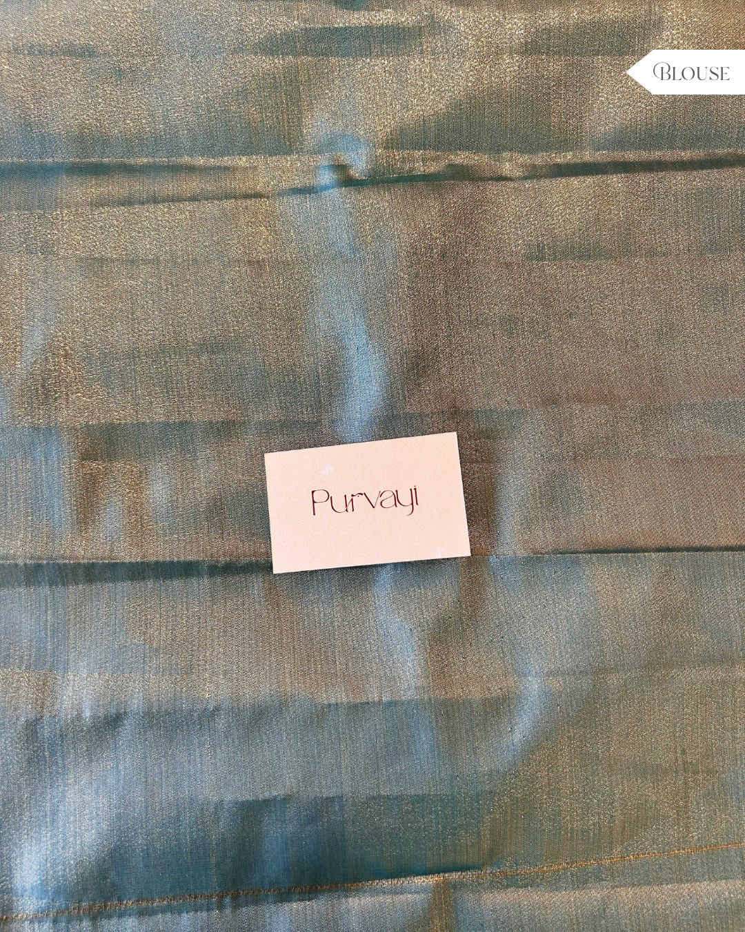 Deep Orange Rasipuram Silk Traditional Handloom Saree with Blue Contrast border