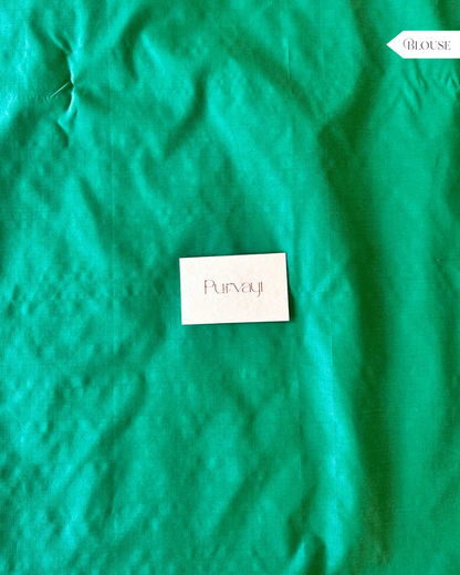 Bottle Green Rasipuram Silk Saree